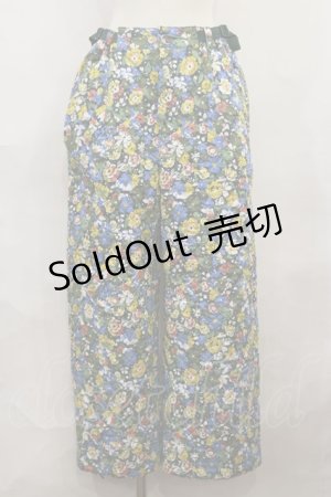 画像: Jane Marple Dans Le Saｌon / Gloria lomo matelasse pants M グリーン H-24-10-26-029-JM-PA-KB-ZH