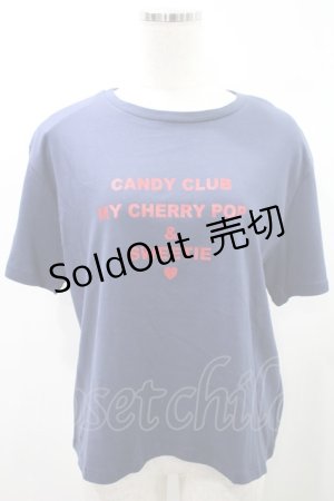 画像: Candy Stripper / Candy Club TEE 2 紺 H-24-10-27-034-PU-TO-KB-ZT261