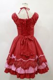 画像2: Angelic Pretty / ドット配色ミニ袖ワンピース F アカ×ピンク H-24-10-28-079-AP-OP-SK-ZH (2)