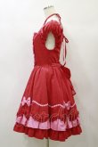 画像3: Angelic Pretty / ドット配色ミニ袖ワンピース F アカ×ピンク H-24-10-28-079-AP-OP-SK-ZH (3)