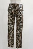 画像2: HYSTERIC GLAMOUR / LEOPARD柄スリムパンツ 28インチ ブラウン H-24-10-30-051-PU-PA-KB-ZH (2)