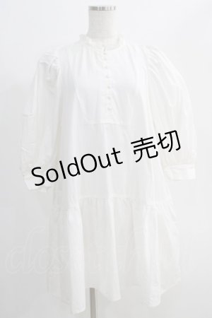 画像: Fi.n.t / ボリュームスリーブチュニック Free OFF WHITE H-24-11-01-073-CA-OP-NS-ZH