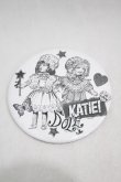 画像1: Katie / BADGE 76 round  COLLAGE WHITE H-24-11-02-1005-LO-ZA-KB-ZH (1)