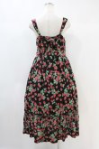 画像2: Jane Marple / Strawberry garden Strap dress  ブラック H-24-11-02-1029-JM-OP-KB-ZT215 (2)