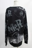 画像3: NieR Clothing / プリント長袖  黒 H-24-11-03-066-PU-TO-KB-ZH (3)