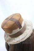 画像3: Angelic Pretty / Melty Ribbon ChocolateミニHAT  ブラウン H-24-11-03-1037-AP-AC-NS-ZH (3)