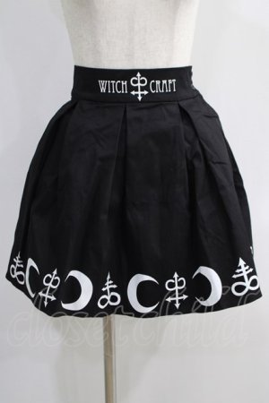 画像: Restyle / SYMBOL SKIRT S 黒 H-24-11-09-022-GO-SK-KB-ZH