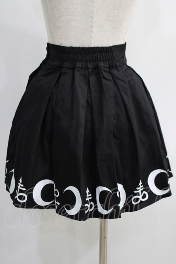 画像3: Restyle / SYMBOL SKIRT S 黒 H-24-11-09-022-GO-SK-KB-ZH (3)