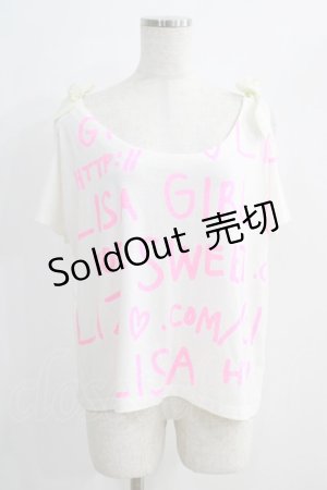 画像: LIZ LISA / プリントTシャツ Free オフ H-24-11-11-1043-LO-TS-NS-ZH