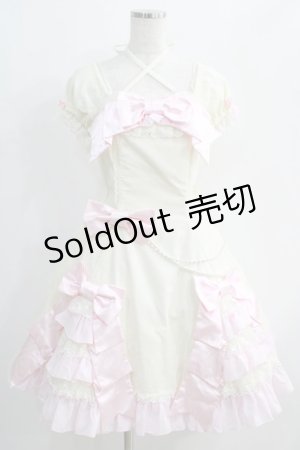 画像: Angelic Pretty / リボンデコレーションワンピース Free オフ H-24-11-11-1002-AP-OP-NS-ZH