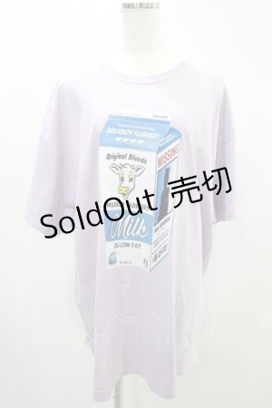 画像: MILKBOY / MILK CARTON TEE  ラベンダー H-24-11-11-018-MB-TO-KB-ZT102