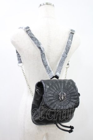 画像: DOLLS KILL / Creep It Real Spider Backpack  黒 H-24-11-11-027-PU-BG-KB-ZH