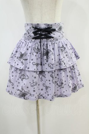 画像: Candy Stripper / ZODIAC FRILL SKIRT  パープル H-24-11-12-009-PU-SK-KB-ZH