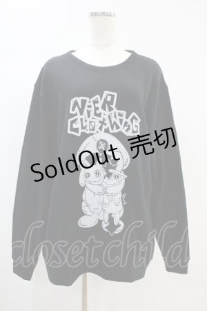 画像: NieR Clothing / プリントSWEAT  XL 黒 H-24-11-12-013-PU-TO-KB-ZH