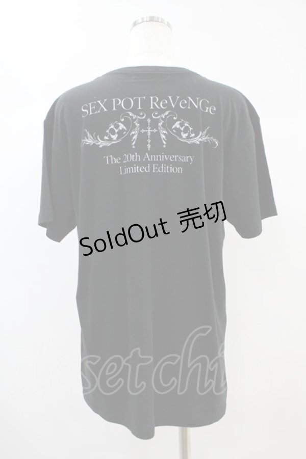 画像2: SEX POT ReVeNGe / プリントTシャツ  黒 H-24-11-12-016-SP-TO-KB-ZT1114H (2)