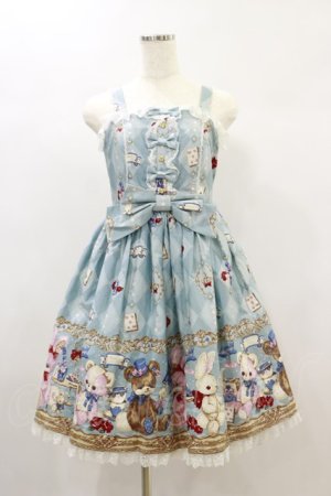 画像: Angelic Pretty / Wonder Toy ジャンパースカートSet Free サックス H-24-11-13-025-AP-OP-NS-ZH