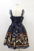 画像2: Angelic Pretty / British Bearジャンパースカートセット Free ブルー H-24-11-13-026-AP-OP-NS-ZH (2)