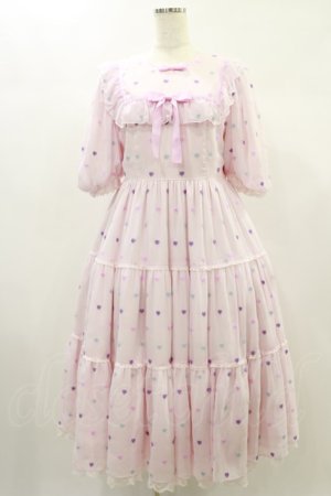 画像: Angelic Pretty / Candy Petit Heartワンピース Free ピンク H-24-11-14-047-AP-OP-NS-ZH