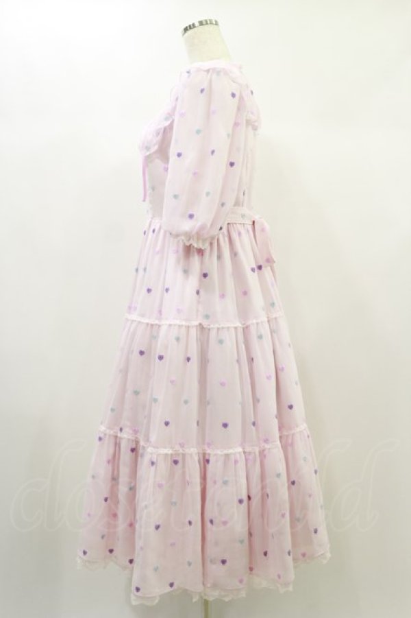 画像3: Angelic Pretty / Candy Petit Heartワンピース Free ピンク H-24-11-14-047-AP-OP-NS-ZH (3)