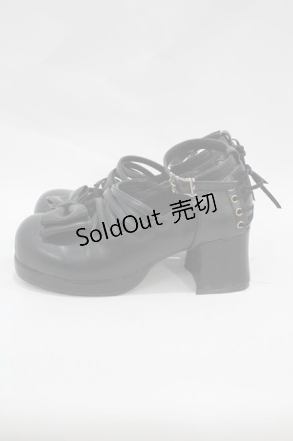 画像2: ATELIER PIERROT / Allure Lace-Up Pumps L ブラック H-24-11-15-1001-EL-SH-KB-ZH (2)