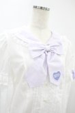 画像4: Angelic Pretty / Fancyスクール付け袖ブラウス Free オフ/ラベンダー H-24-11-17-1024-AP-BL-NS-ZH (4)