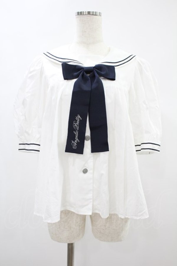 画像1: Angelic Pretty / Dolly Sailorブラウス Free オフ/ネイビー H-24-11-17-1027-AP-BL-NS-ZH (1)