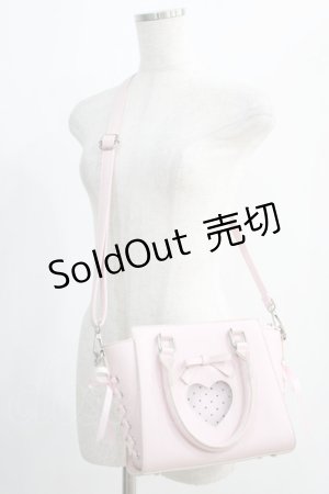 画像: Ank Rouge / ハートくりぬきBag  ピンク H-24-11-18-004-CA-BG-NS-ZH