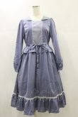 画像1: Melody BasKet / Lilibet dress M ブルーグレー H-24-11-21-088-LO-OP-NS-ZH (1)