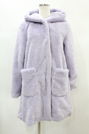 画像: Candy Stripper / COTTON CANDY FUR COAT S ラベンダー H-24-11-22-1058-PU-CO-KB-ZH