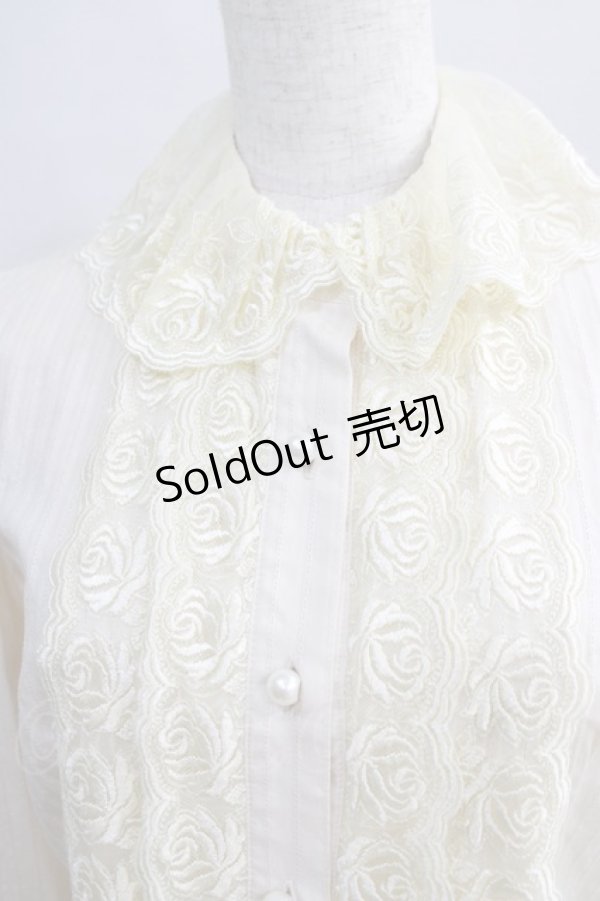 画像4: Juliette et Justine / Reine Rose Blouse Free アイボリー H-24-11-22-011-CL-BL-NS-ZH (4)