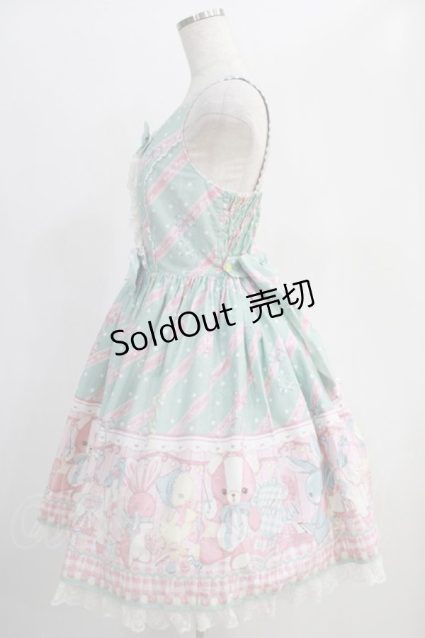 画像2: Angelic Pretty / MELODY TOYS襟付ジャンパースカート Free ミント H-24-11-27-060-AP-OP-NS-ZH (2)