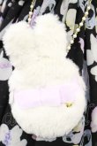 画像6: Angelic Pretty / Fluffy Puff Bunnyジャンパースカート Free ブラック H-24-11-27-038-AP-OP-NS-ZH (6)