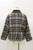 画像2: Jane Marple Dans Le Salon / Tartan check hunting jacket  グレー H-24-11-28-036-JM-JA-KB-ZH (2)