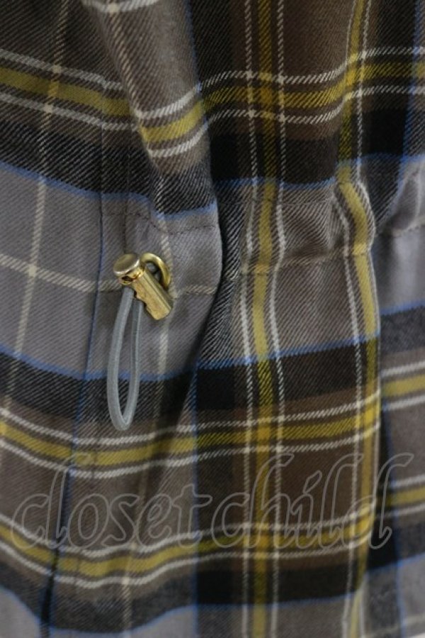 画像4: Jane Marple Dans Le Salon / Tartan check hunting jacket  グレー H-24-11-28-036-JM-JA-KB-ZH (4)