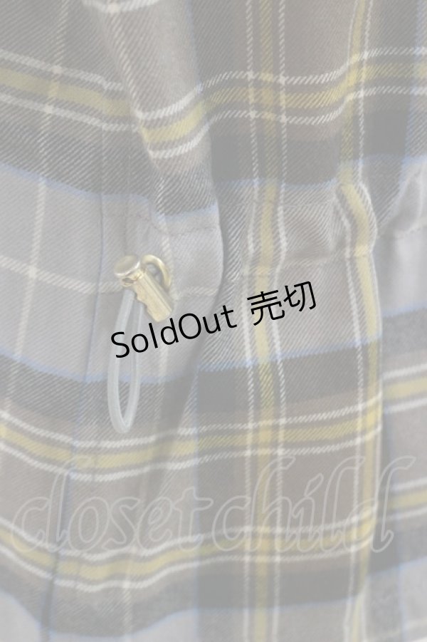 画像4: Jane Marple Dans Le Salon / Tartan check hunting jacket  グレー H-24-11-28-036-JM-JA-KB-ZH (4)