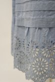 画像4: Jane Marple Dans Le Salon / Vintage lace trim skirt  ブルーグレイ H-24-11-28-052-JM-SK-KB-ZH (4)