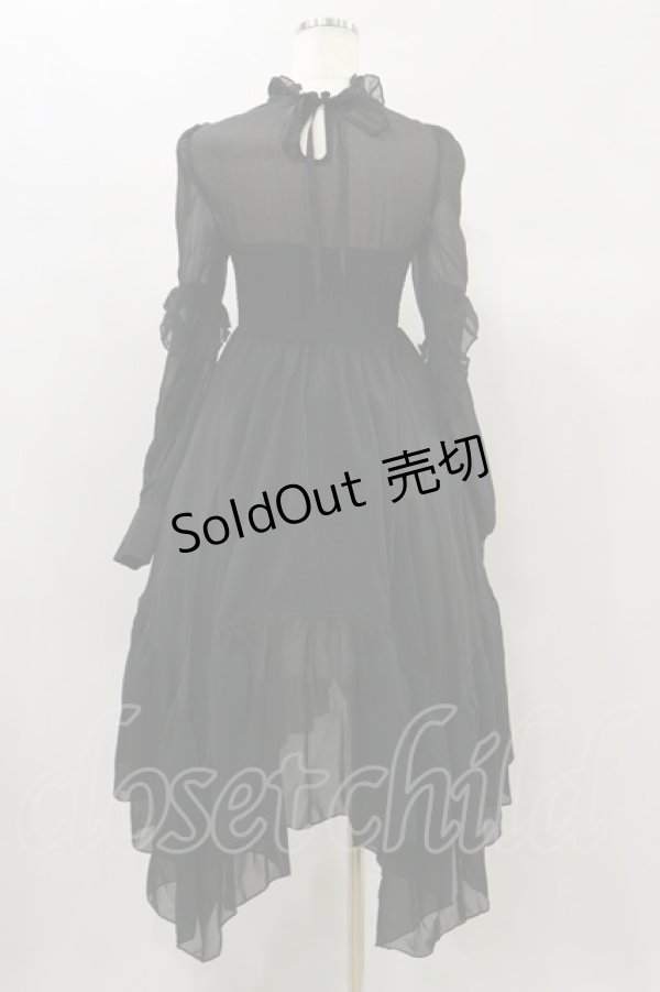 画像2: PUNK RAVE / Absinthium Chiffon Dress  黒 H-24-11-28-084-PU-OP-KB-ZH (2)