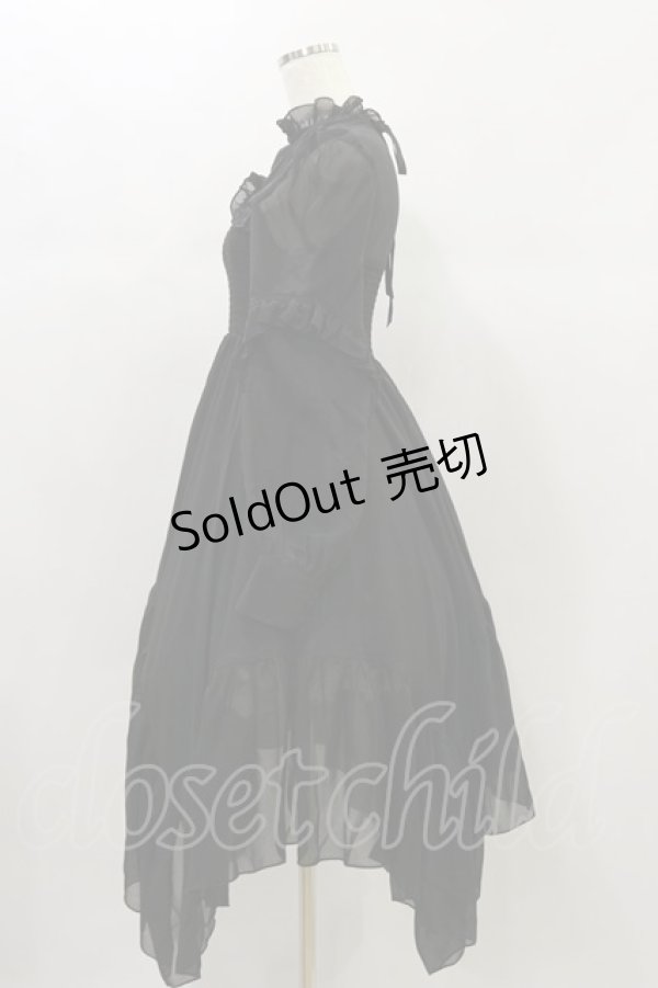 画像3: PUNK RAVE / Absinthium Chiffon Dress  黒 H-24-11-28-084-PU-OP-KB-ZH (3)