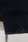 画像4: Jane Marple Dans Le Salon / Double-knit＆matelasse hoodie  navy × light navy H-24-11-28-034-JM-TO-KB-ZH (4)