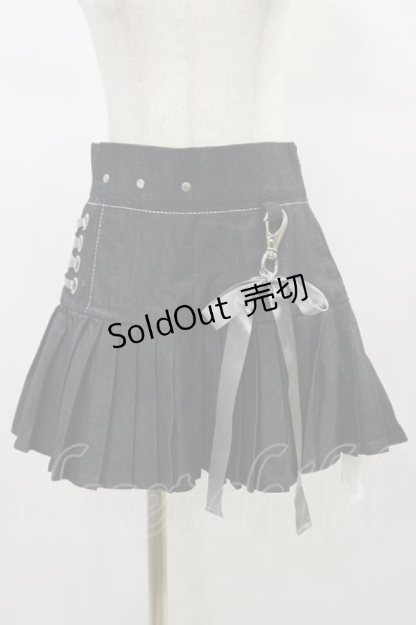 画像1: dependoll / dd stitch pleats skirt Free デニム H-24-12-01-048-LO-SK-NS-ZH (1)