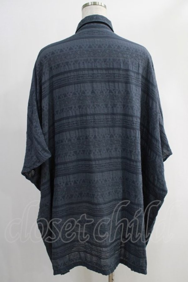 画像3: MiDiom / Oriental JQ Square Shirt  Dull Blue H-24-12-02-047-PU-BL-KB-ZT1204H (3)