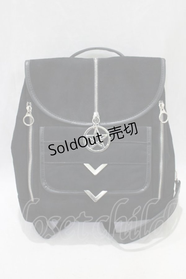 画像2: Restyle / BACK PACK  黒 H-24-12-02-002-GO-BG-KB-ZH (2)