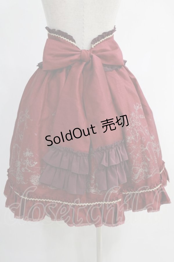 画像3: Enchantlic Enchantilly / After Tea Party Corset Ribbon Skirt Free ワイン H-24-12-03-019-LO-SK-NS-ZH (3)