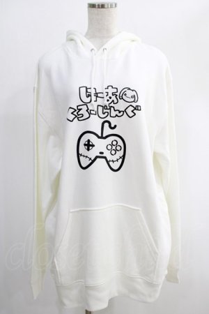 画像: NieR Clothing / OVERSIZE GAMING PULLOVER PARKA　パーカー  白 H-24-12-04-033-PU-TO-KB-ZH