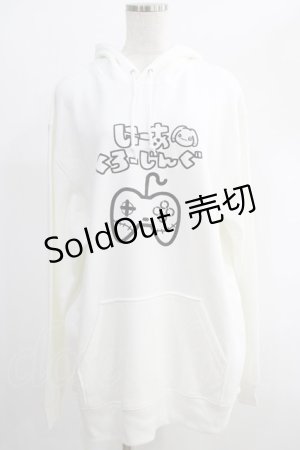 画像: NieR Clothing / OVERSIZE GAMING PULLOVER PARKA　パーカー  白 H-24-12-04-033-PU-TO-KB-ZH