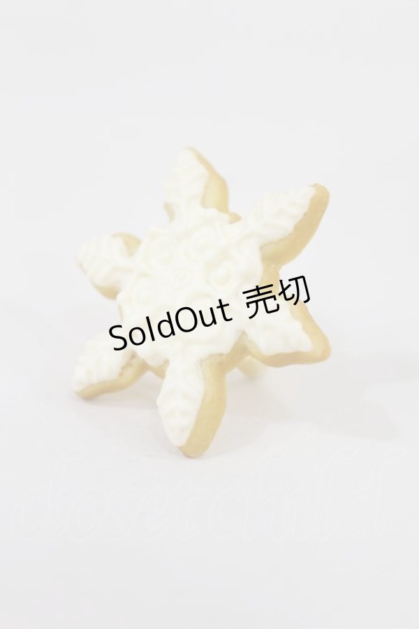 画像1: Q-pot. / Snowflake Sugar Cookie Ring   H-24-12-08-1032-QP-AC-KB-ZH (1)