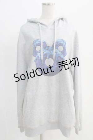 画像: MILKBOY / DONUTS HOODIE  グレー H-24-12-08-078-MB-TO-KB-ZH