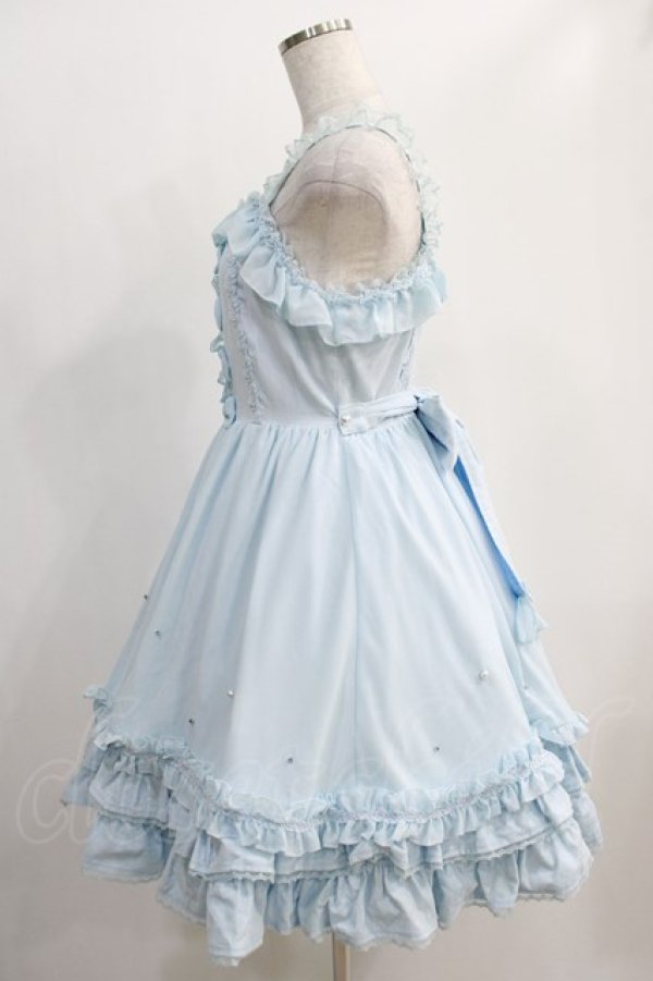 画像2: Angelic Pretty / プリンセスジュエリージャンパースカート Free サックス H-24-12-09-037-AP-OP-NS-ZH (2)