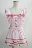 画像1: Angelic Pretty / Fancy Ribbonエプロン Free ピンク/アカ H-24-12-09-078-AP-OP-NS-ZH (1)