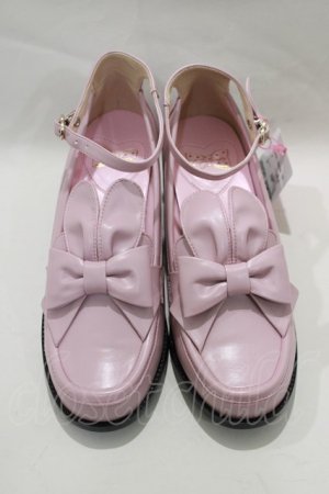 画像: Angelic Pretty / Bunny Collegeシューズ M ピンク H-24-12-11-050-AP-SH-NS-ZH